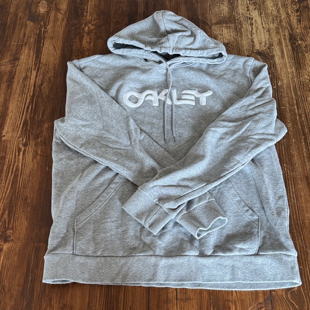 Oakley Light Gray Men's Hoodie